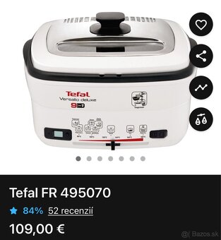 Fritéza Tefal Versalio De Luxe Fr495070 - 4