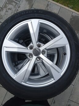 Audi Alu disky + letne pneu 215/55/R17 - 4
