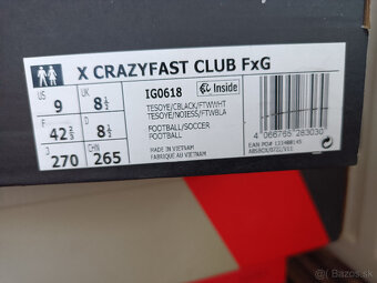 Kopačky Adidas X Crazyfast club FxG - 4