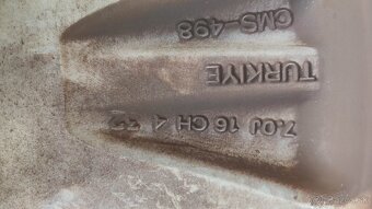 4x108 R16 Peugeot originálne elektróny - sada - 4