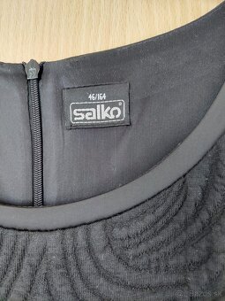 dámske šaty čierne č.46 -nenosené - 4