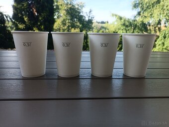 PAPIEROVÉ POHÁRE A SLAMKY RÔZNE DRUHY - 4