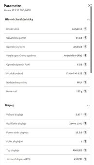 Predám Xiaomi MI 9SE - 4
