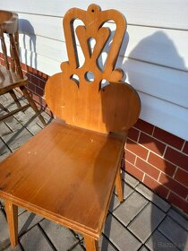 Drevene stoličky - vyrezávané - 4
