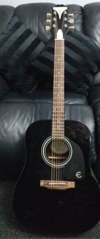 x gitara, Kombo, klavír príslušenstvo Epiphone pro1 čierna, - 4