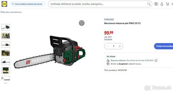 PARKSIDE® Benzínová reťazová píla PBKS 53 C3PARKSIDE® Benzín - 4