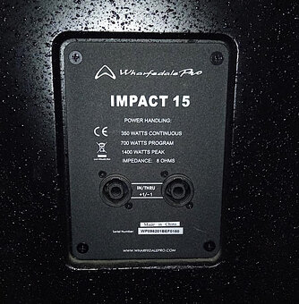 Reproduktory PA Wharfedale Impact 15 pasívne 2x350W - 4