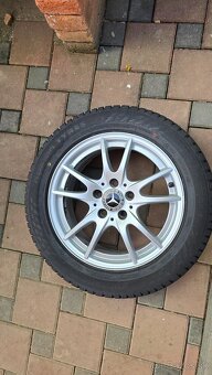 Hliníkové disky zn. Mercedes + takmer nové pneumatiky - 4