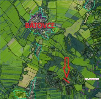 Pozemok na rekreáciu - Bátovce - 1058m2 - 4