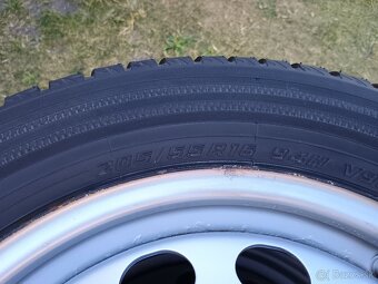 Sada kolies VW Caddy, plechové disky + pneu 205/55 R16 - 4