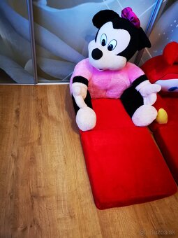 Predám rozkladacie kreslá Minnie, MCQueen - 4