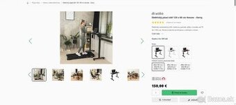 Elektricky nastaviteľný stôl 120 x 60 cm - 4