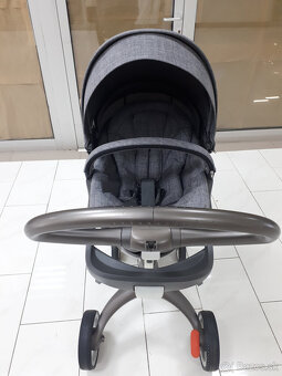 Športový kočík Stokke explory V4 Sivý + výbava - 4