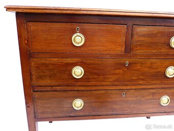 Starožitná Komoda - Mahagónove drevo - Intarzia - r.1900 - 4