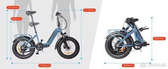 🔵 Predám nový elektrobicykel DYU FF500 - 4