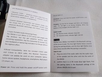 BT audio vysielač - príjmač- nové - 4