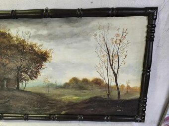 Stará olejomaľba - 4