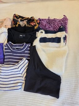 Balík oblečenia topy + nohavice S - 164cm - 4