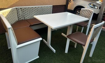 Rohová jídelní sestava - 4