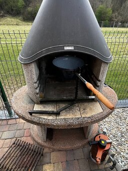 Záhradný krb Norman + prislušenstvo - 4