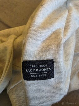 Úplne nová Jack & Jones sivá mikina - veľkosť M - 4