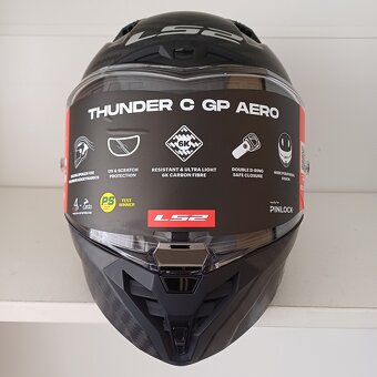 Silniční přilba LS2 Thunder C GP Aero Carbon - 4