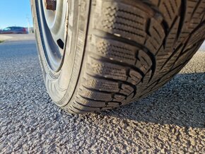 Plechové disky 4x100 R14 54,1 + zimné pneu Nokian WR D3 - 4