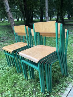 Kovové stoličky do divadla, kina, koncerty. - 4