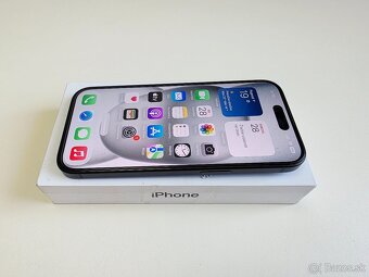 APPLE IPHONE 15 128GB BLACK,ZDRAVIE BATERKY 100% - 4
