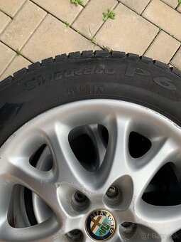 4x elektróny Alfa Romeo R15 + letné pneumatiky 195/60 R15 - 4
