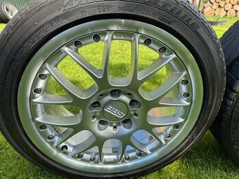 Kované disky BBS R17 5x112 ET35 + skrutky - 4
