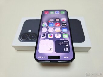 APPLE IPHONE 16 BLACK128GB ,BATERKA 100%,ZÁRUKA - 4