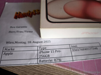 iPhone 15 Pro 256GB - 4