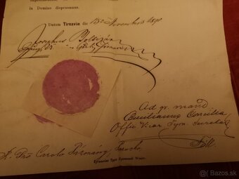 Vzácny historický cirkevný dokument – Dišpenz na manželstvo, - 4