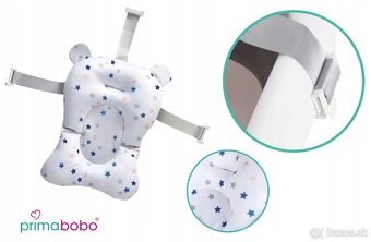 Skladacia vanička so stojanom, teplomerom a vankúšom - 4