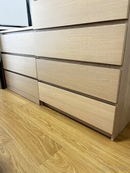 Predám 2 komody MALM (IKEA) - 4