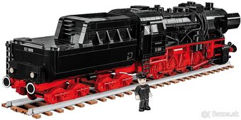 COBI lokomotíva + plošinový vagón - 4