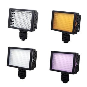 LED osvetlenie na DSLR s filtrami a AC adaptérom - 4
