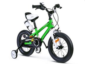 Detský bicykel RoyalBaby FREESTYLE 14" zelená ( - 4