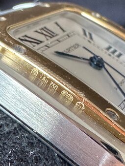 Hodinky Cartier Santos Two-tone - 4