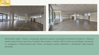 Komerčné priestory na prenájom 200m2 Dvory Púchov. - 4