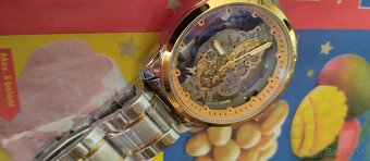 luxusní hodinky SEWOR SKELETON - 4