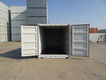 Predám lodný kontajner 20'Side Door RAL7035 - 4