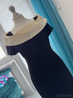Moskada saty vestido cuello talianske luxusne saty - 4