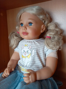 Bábika Sally 63 cm - minimálne hraný stav, bez vád - 4