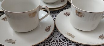 porcelánové šálky sad 4+4 - 4