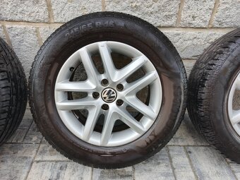 PREDÁM SADU KOLIES 5x112R16 + PNEU 215/65R16 VW, ŠKODA, AUDI - 4
