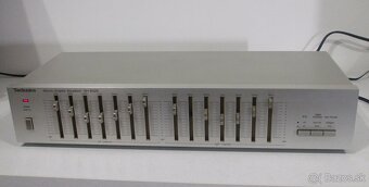 Equalizer strieborny 2x7 pasmovy TECHNICS SH-8025 vyr. JAPAN - 4