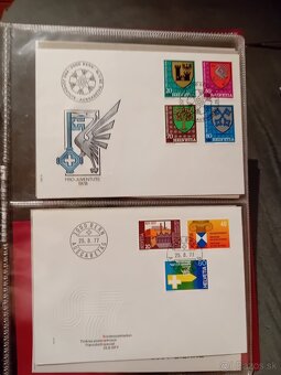 Album Švajčiarsko FDC - 4