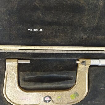 Mikrometre, dutinomer, hĺbkomer, - 4